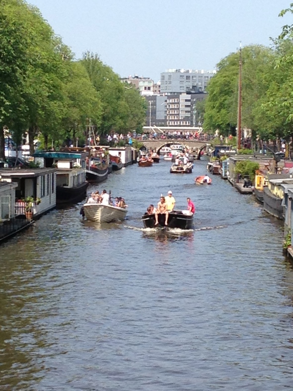 Amsterdam on a summer day